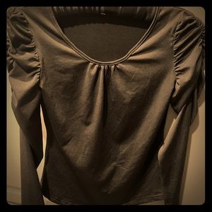 Bundle of Three Black Collarless Blouses